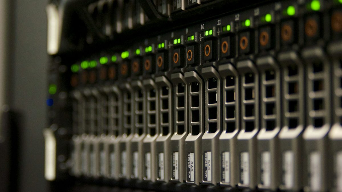 A server rack